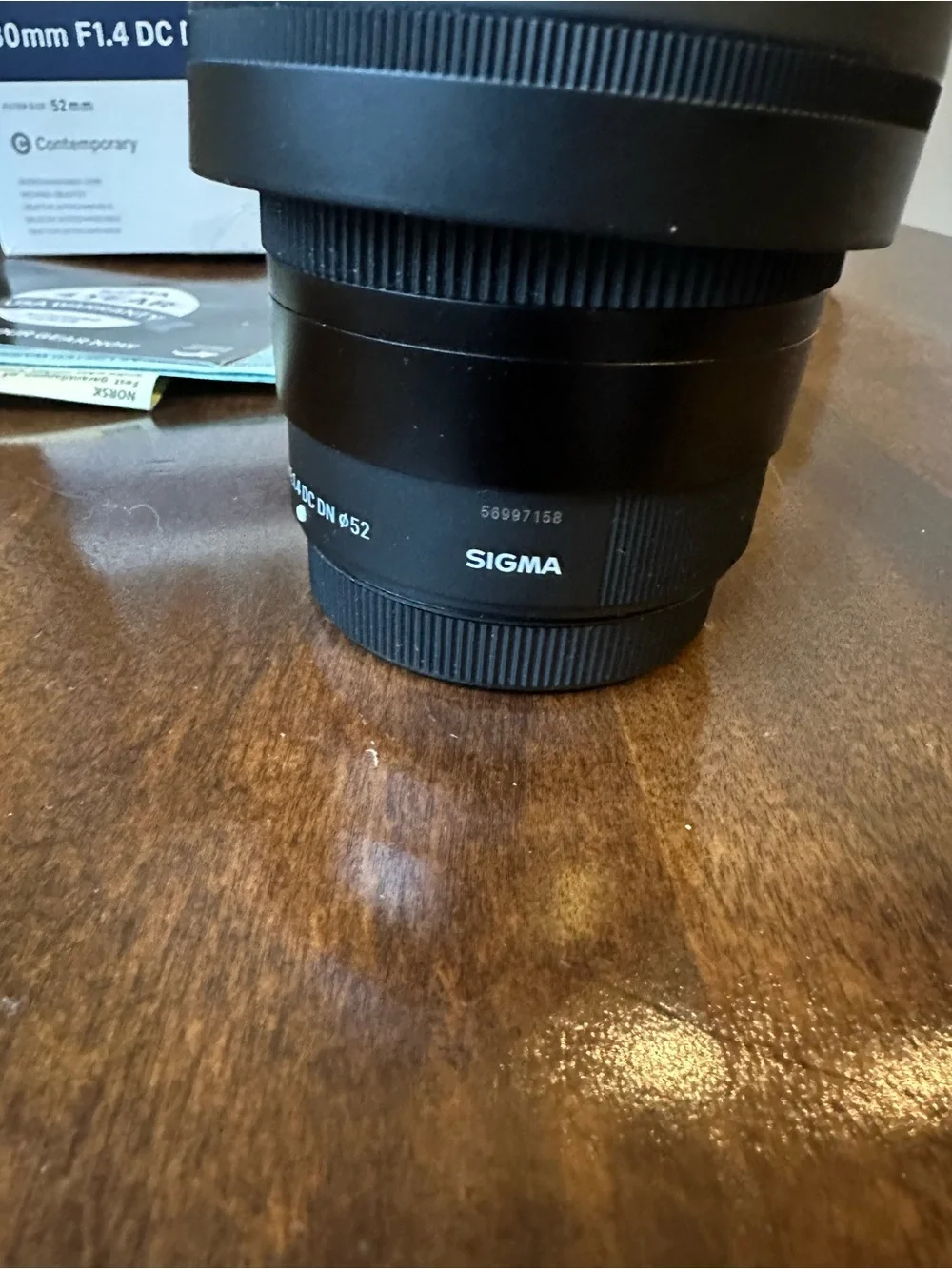 Sigma DC 30mm F/1.4 Contemporary Lens For Fuji X Mount
